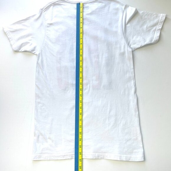 Levi's Men's White Spell Out T-Shirt Short Sleeve Cotton Tee size Small - Picture 5 of 6